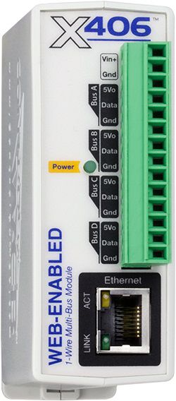 Waterproof temperature and humidity sensor TSH230 with 1-wire interface