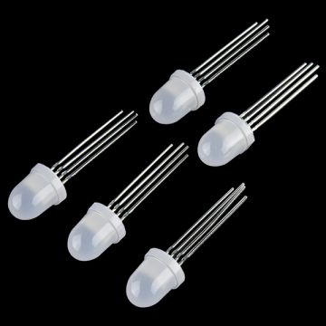 LED - RGB Addressable, PTH, 8mm (5 Pack) COM-12877 Antratek Electronics