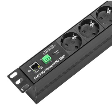 PowerPDU 8KF Remote Controlled Power Outlets with 8-Channel Metering NETIO-PPDU-8KF-EU Antratek Electronics