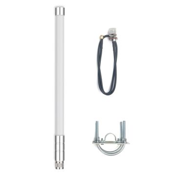 LoRa Fiberglass Outdoor Antenna with RP-SMA cable BLG-AN-040-R-868 Antratek Electronics