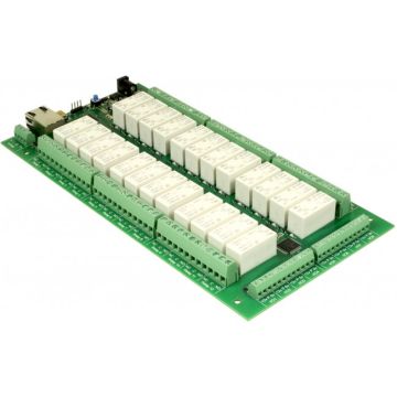 Programmable Ethernet Module with 24 Relays, 8 I/O and RS485 dS2824 Antratek Electronics