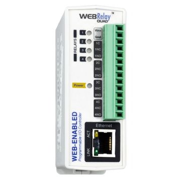 WebRelay-Quad PoE | 4 Web-Controlled Relays (New version) X-WR-444-E Antratek Electronics