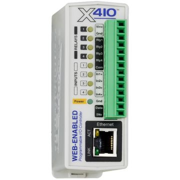 Edge Programmable Controller WiFi - 4 Relays & 4 Inputs X-410W-I Antratek Electronics